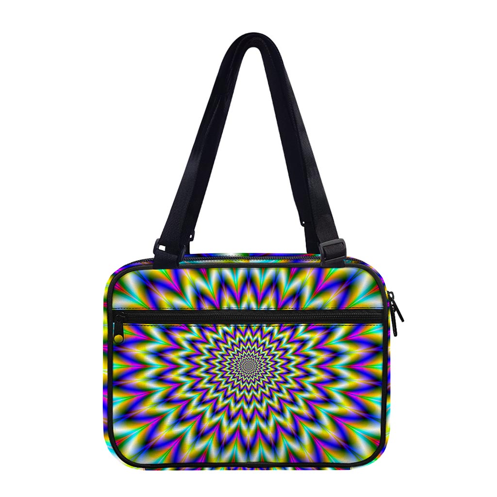 Twinkle Psychedelic Optical Illusion Double Strap Bible Bag