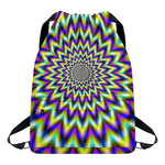Twinkle Psychedelic Optical Illusion Drawstring Backpack