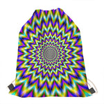 Twinkle Psychedelic Optical Illusion Drawstring Bag