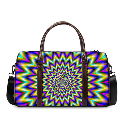 Twinkle Psychedelic Optical Illusion Duffle Bag