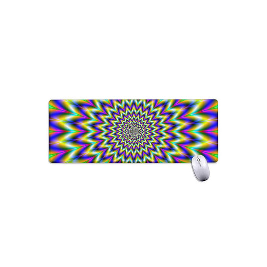 Twinkle Psychedelic Optical Illusion Extended Mouse Pad