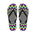 Twinkle Psychedelic Optical Illusion Flip Flops