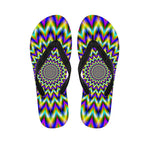 Twinkle Psychedelic Optical Illusion Flip Flops