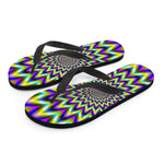 Twinkle Psychedelic Optical Illusion Flip Flops