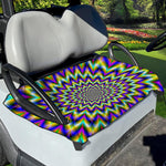Twinkle Psychedelic Optical Illusion Golf Cart Seat Cover
