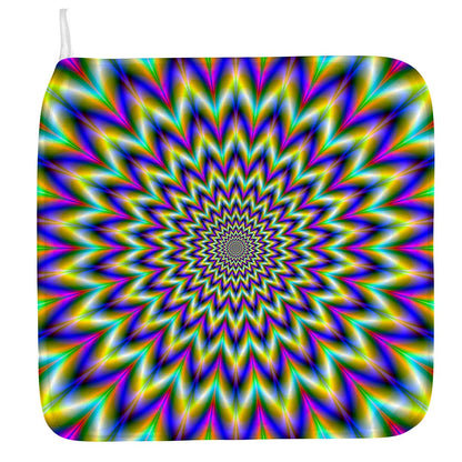 Twinkle Psychedelic Optical Illusion Hand Towel