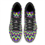 Twinkle Psychedelic Optical Illusion High Top Leather Sneakers