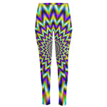 Twinkle Psychedelic Optical Illusion High-Waisted Pocket Leggings