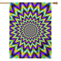 Twinkle Psychedelic Optical Illusion House Flag