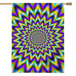 Twinkle Psychedelic Optical Illusion House Flag