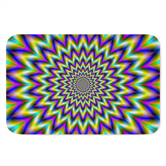 Twinkle Psychedelic Optical Illusion Indoor Door Mat