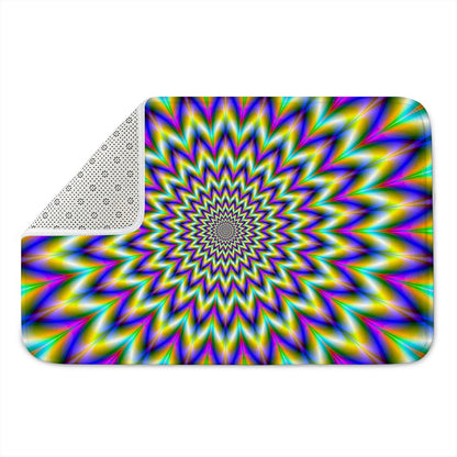 Twinkle Psychedelic Optical Illusion Indoor Door Mat
