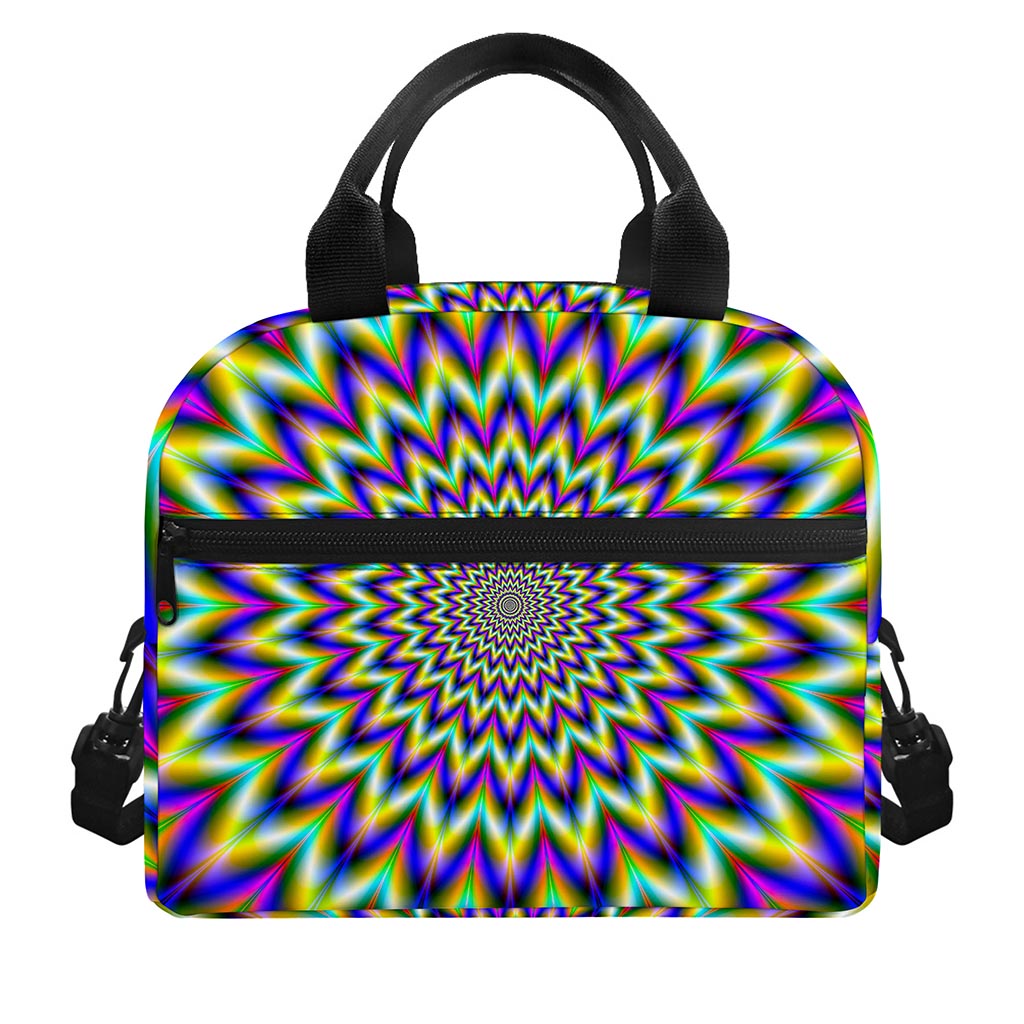 Twinkle Psychedelic Optical Illusion Insulated Lunch Bag