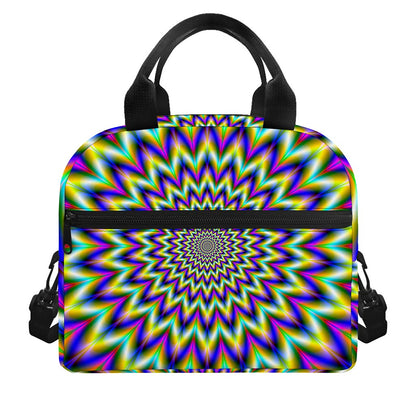 Twinkle Psychedelic Optical Illusion Insulated Lunch Bag