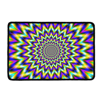 Twinkle Psychedelic Optical Illusion Kitchen Mat
