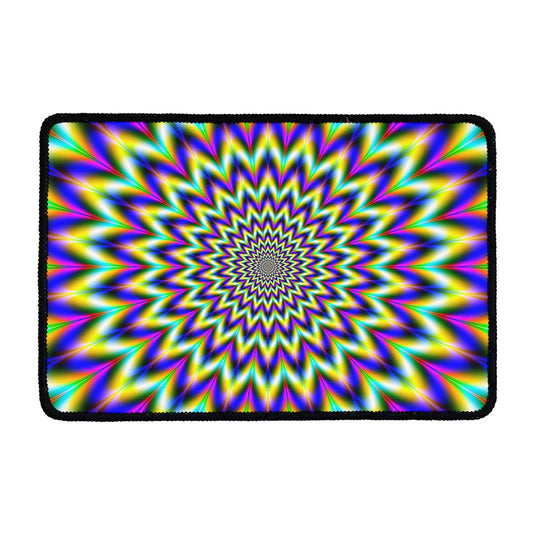 Twinkle Psychedelic Optical Illusion Kitchen Mat