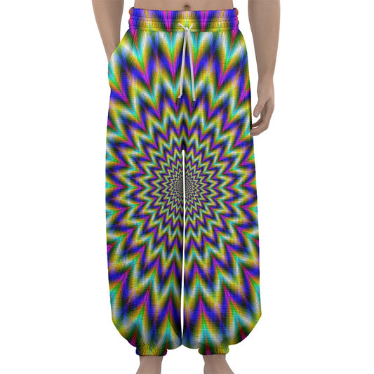 Twinkle Psychedelic Optical Illusion Lantern Pants
