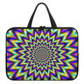 Twinkle Psychedelic Optical Illusion Laptop Sleeve With Handle