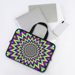 Twinkle Psychedelic Optical Illusion Laptop Sleeve With Handle