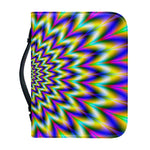 Twinkle Psychedelic Optical Illusion Leather Bible Cover
