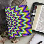 Twinkle Psychedelic Optical Illusion Leather Bible Cover