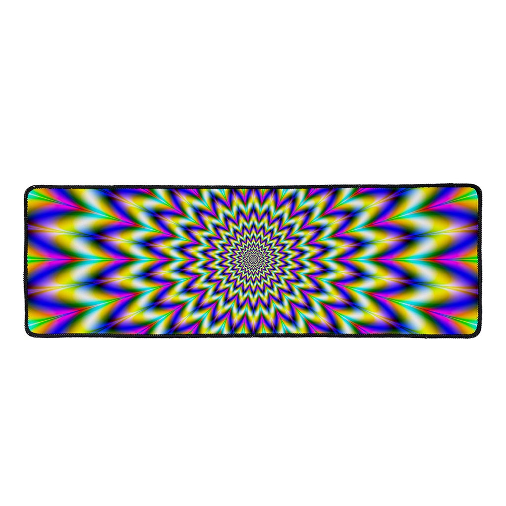 Twinkle Psychedelic Optical Illusion Long Kitchen Mat