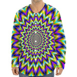 Twinkle Psychedelic Optical Illusion Long Sleeve Baseball Jersey