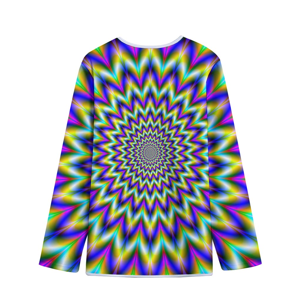Twinkle Psychedelic Optical Illusion Long Sleeve Short Coat