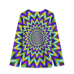 Twinkle Psychedelic Optical Illusion Long Sleeve Short Coat