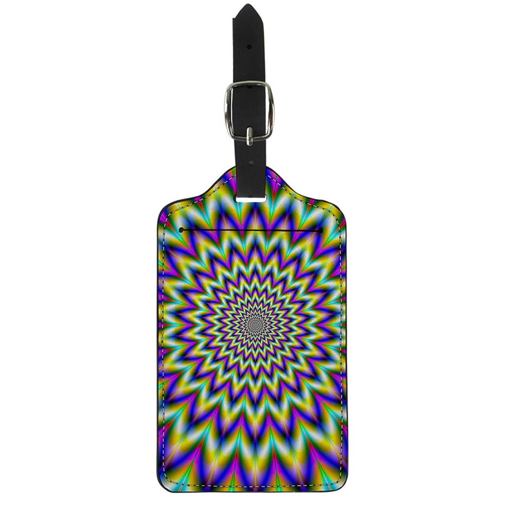 Twinkle Psychedelic Optical Illusion Luggage Tag