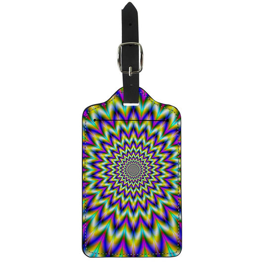 Twinkle Psychedelic Optical Illusion Luggage Tag
