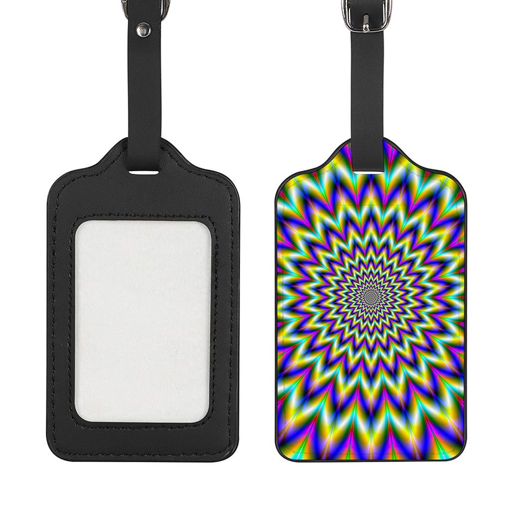 Twinkle Psychedelic Optical Illusion Luggage Tag
