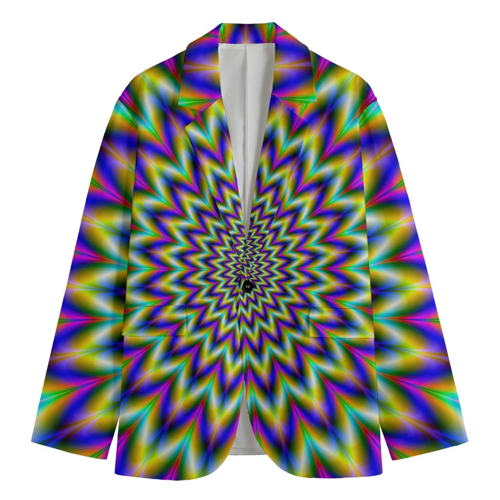 Twinkle Psychedelic Optical Illusion Men's Blazer