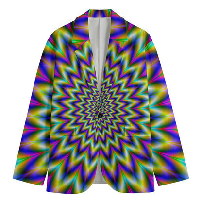 Twinkle Psychedelic Optical Illusion Men's Blazer