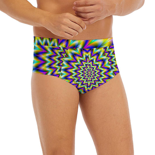 Twinkle Psychedelic Optical Illusion Men's Briefs