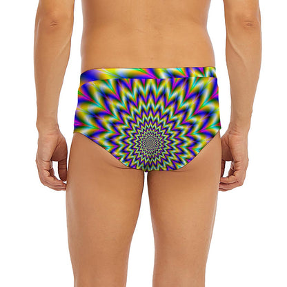 Twinkle Psychedelic Optical Illusion Men's Briefs