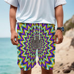 Twinkle Psychedelic Optical Illusion Men's Cargo Shorts