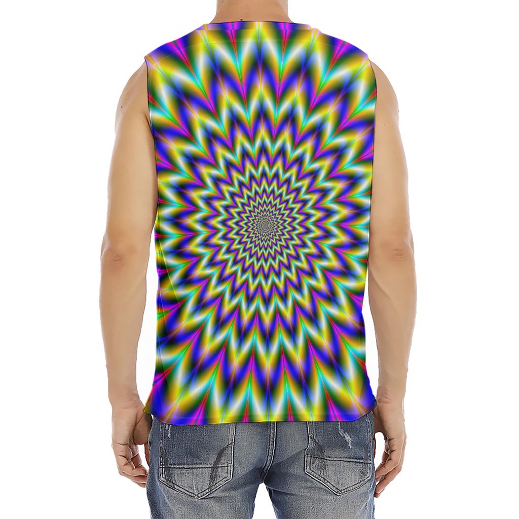 Twinkle Psychedelic Optical Illusion Men's Fitness Tank Top