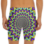Twinkle Psychedelic Optical Illusion Men's Long Boxer Briefs