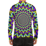 Twinkle Psychedelic Optical Illusion Men's Long Sleeve Rash Guard