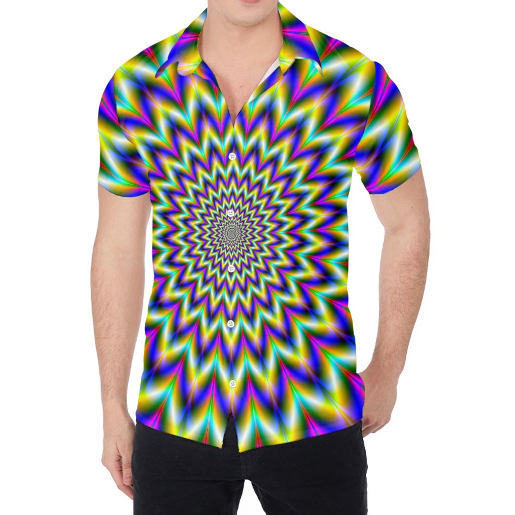 Twinkle Psychedelic Optical Illusion Men's Shirt