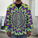 Twinkle Psychedelic Optical Illusion Men's Shirt Jacket