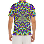 Twinkle Psychedelic Optical Illusion Men's Short Sleeve Rash Guard