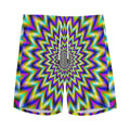 Twinkle Psychedelic Optical Illusion Men's Athletic Shorts