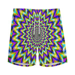 Twinkle Psychedelic Optical Illusion Men's Sports Shorts