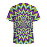 Twinkle Psychedelic Optical Illusion Men's Sports T-Shirt