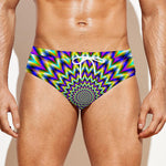 Twinkle Psychedelic Optical Illusion Men's Swim Briefs