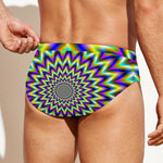 Twinkle Psychedelic Optical Illusion Men's Swim Briefs
