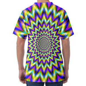 Twinkle Psychedelic Optical Illusion Men's Velvet T-Shirt