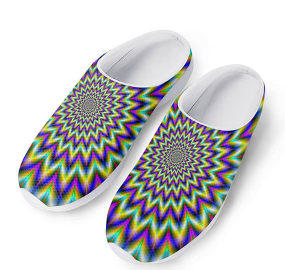 Twinkle Psychedelic Optical Illusion Mesh Casual Shoes